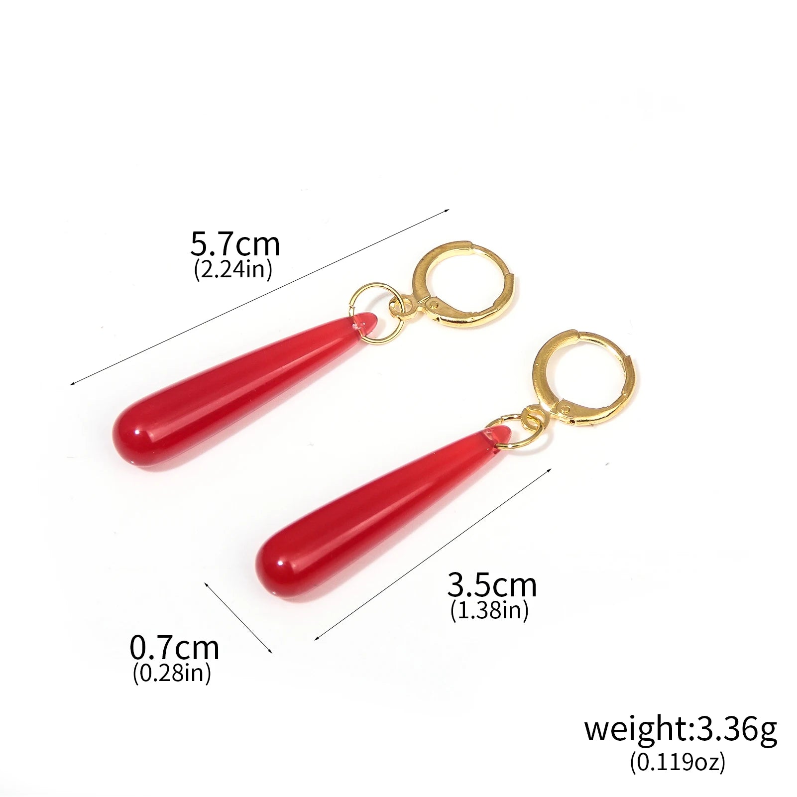 Anime Frieren: Beyond Journey's End Red Earrings Frieren At The Funeral Frieren stud Earrings Pendant Frieren Elf Cosplay Gift