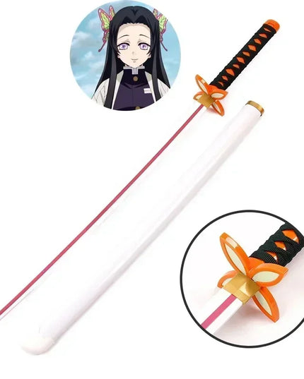 104cm Demon Slayer Katana Swords Tanjirou Zenitsu Katana Fake Sword Killer Devils Real Size Japanese Anime Cosplay Prop Toy Gift