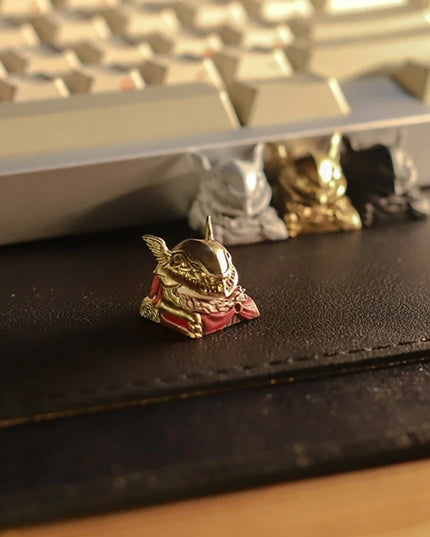 E-Elden Ring Malenia 3D Artisan Anime Keycap Personality Handmade Gaming Keycaps for Mechanical Keyboard Accessories Boy Gifts