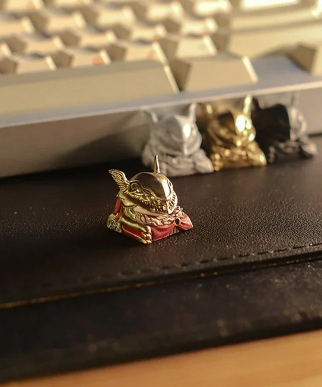 E-Elden Ring Malenia 3D Artisan Anime Keycap Personality Handmade Gaming Keycaps for Mechanical Keyboard Accessories Boy Gifts