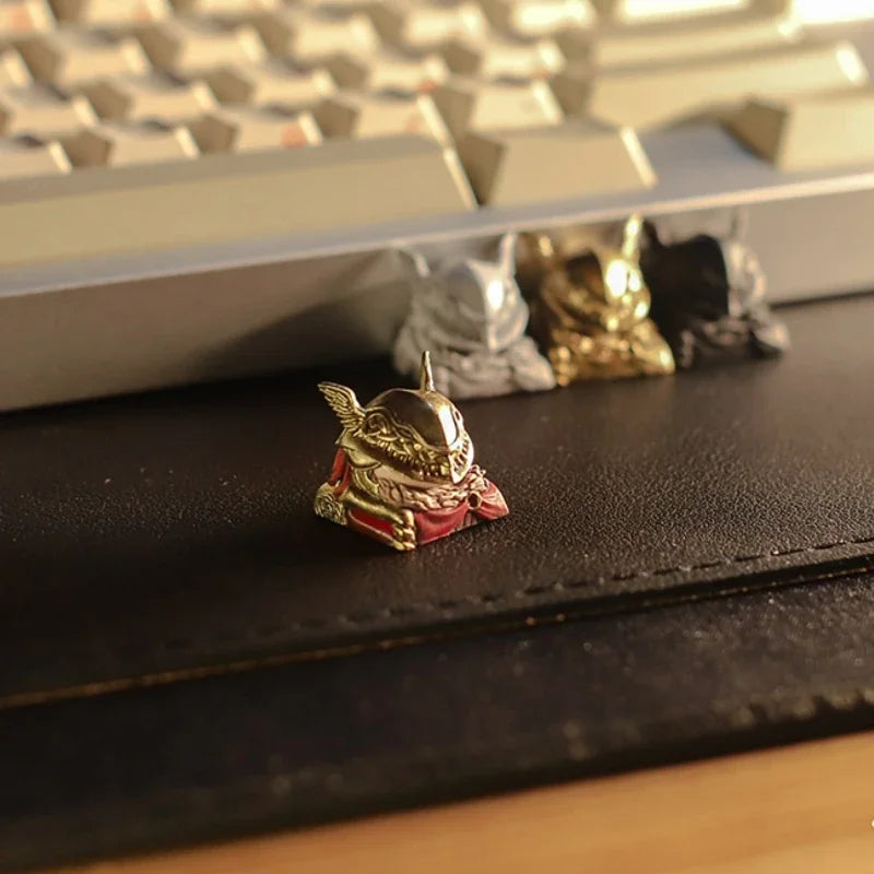 E-Elden Ring Malenia 3D Artisan Anime Keycap Personality Handmade Gaming Keycaps for Mechanical Keyboard Accessories Boy Gifts