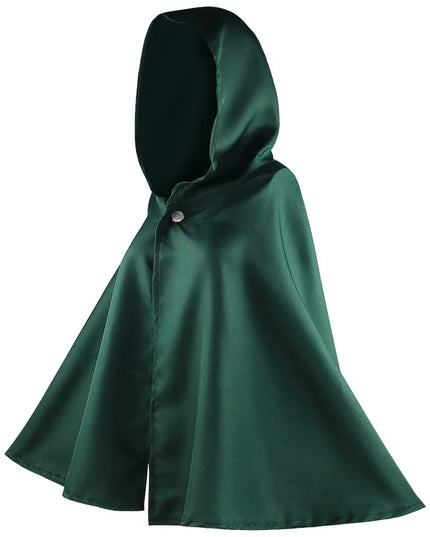 Adult Anime Attack on Titan Cosplay Costumes Giant Cloak with Hat Shingeki No Kyojin Scouting Legion Green Cape Mens Clothes