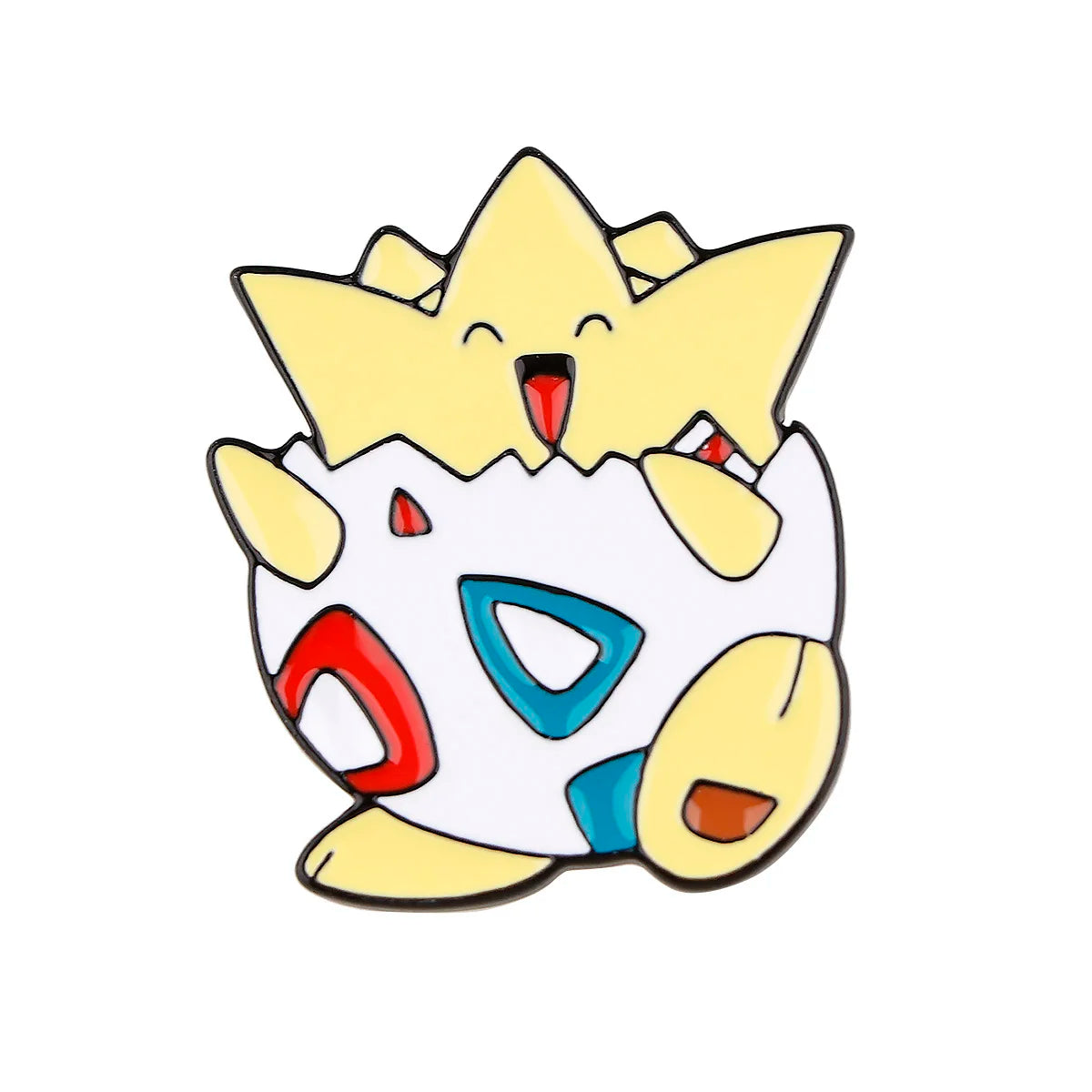 4 pcs Creative Brooch Set Cute Game Console Pikachu Togepi Charmander Enamel Pin Wallet Backpack Clothing Jewelry