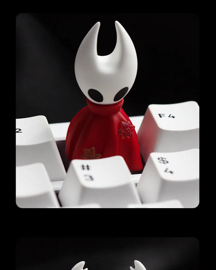 Hollow Knight Keycap Single Transparent Kawaii Hornet Creative Keycap Resin Mechanical Keyboard Customized Esc Game Peripheral