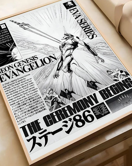 1PC G-Genesis N-NeonS E-Evangelion Poster Poster Paper Print Home Living Room Bedroom Entrance Bar Cafe Art Painting Decoration