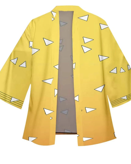 Anime Tanjirou Kamado Cosplay Kimonos for Men Women Japanese Haori Kamade Nezuko Robe Outfits Kochou Shinobu Kimono Summer Cloak