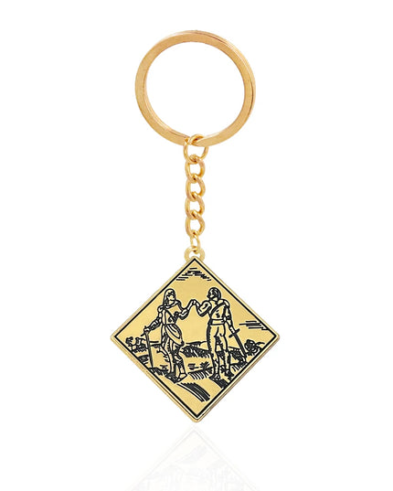 Game Ring Keychain Amulet Prosthetic Swordsman Pendant Necklaces for Men Women Bag Car Cosplay Props Accessories Jewelry