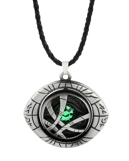 Marvel Avengers Dr Strange Men Doctor Strange Infinity Time Stones Eye of Agamotto Rotatable Keychain Kpop