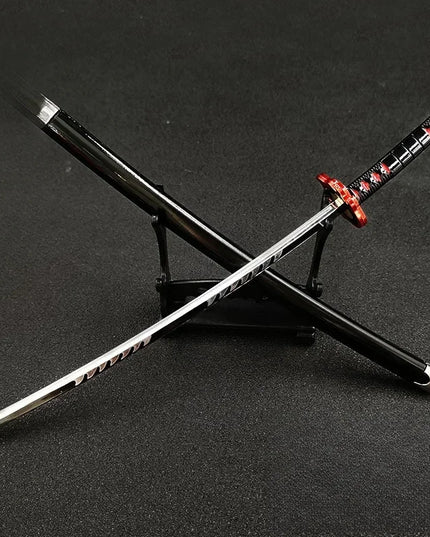 25cm Demon Slayer Katana Swords Kimetsu No Yaiba Samurai Sword Real Size Japanese Katana Anime Cosplay Prop Home Decoration