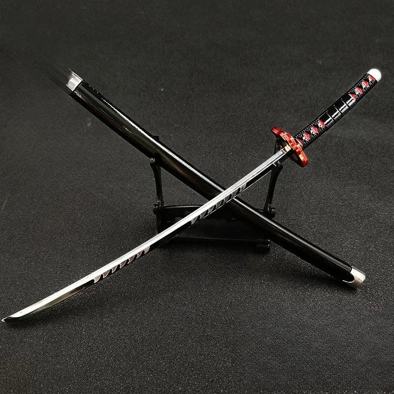 25cm Demon Slayer Katana Swords Kimetsu No Yaiba Samurai Sword Real Size Japanese Katana Anime Cosplay Prop Home Decoration