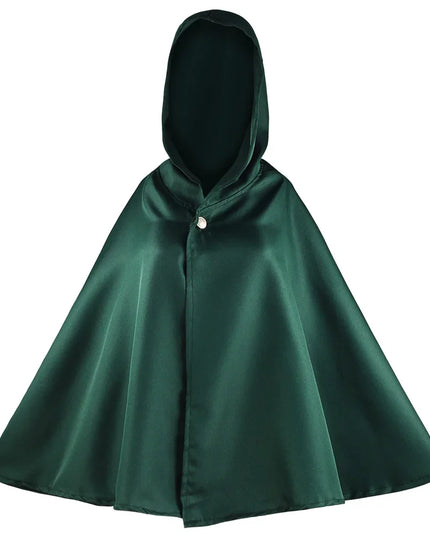 Adult Anime Attack on Titan Cosplay Costumes Giant Cloak with Hat Shingeki No Kyojin Scouting Legion Green Cape Mens Clothes