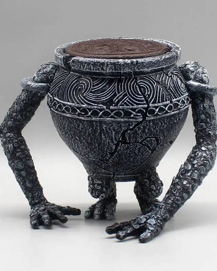 14cm Game Peripheral warrior pot Alexander jar pot brother model resin ornaments platinum amulet  Model Gift Toys collection