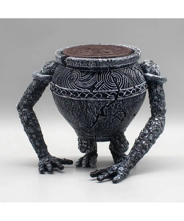 14cm Game Peripheral warrior pot Alexander jar pot brother model resin ornaments platinum amulet  Model Gift Toys collection