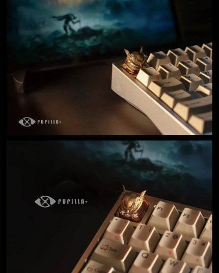 E-Elden Ring Malenia 3D Artisan Anime Keycap Personality Handmade Gaming Keycaps for Mechanical Keyboard Accessories Boy Gifts