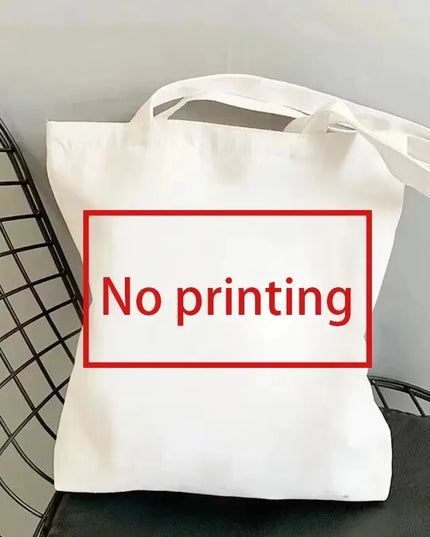 Demon Slayer Canvas Shoulder Bag Anime Cartoon Printed Storage Bags Large Capacity Student Stationery Eco Handbag Birthday Gifts