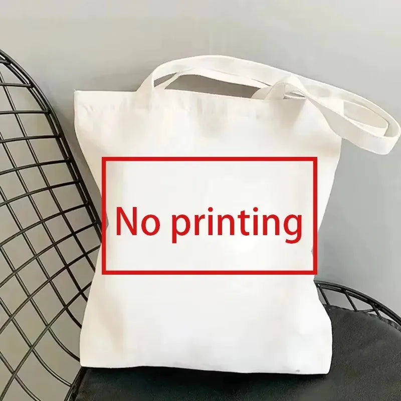 Demon Slayer Canvas Shoulder Bag Anime Cartoon Printed Storage Bags Large Capacity Student Stationery Eco Handbag Birthday Gifts