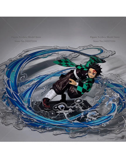 SHF 1/12 Anime Kamado Tanjirou Boy Flame Strike Special Effects Static Water Model Toys Accessory For 6" Tomioka Giyuu Decor