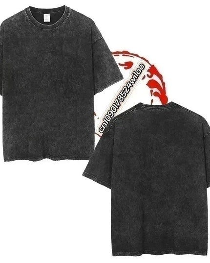 R-Rings Radahn E-Eldening Washed T Shirts Streetwear Hip Hop Casual T-Shirt Tees for Men and Women Short Sleeve Harajuku Graphic