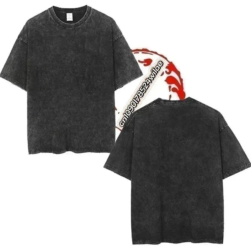 R-Rings Radahn E-Eldening Washed T Shirts Streetwear Hip Hop Casual T-Shirt Tees for Men and Women Short Sleeve Harajuku Graphic