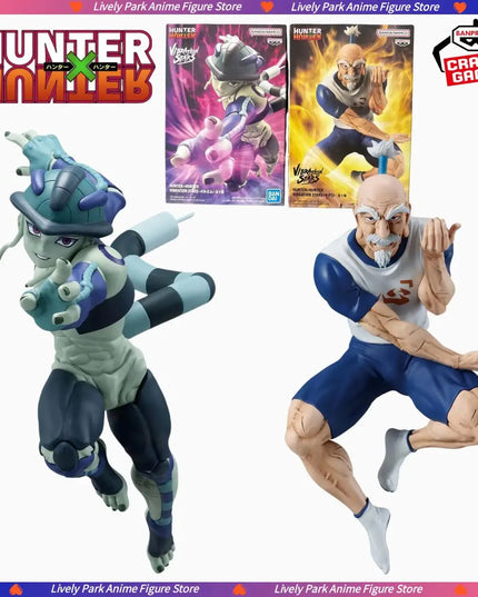 In Stock BANDAI HUNTER HUNTER VIBRATION STARS Aizakku Netero Meruem Hot Anime Action Model Gifts Collectible Figurines for Kids