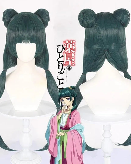 Maomao Cosplay Costume Wig Anime The Apothecary Diaries Pink Dress Halloween Party for Women