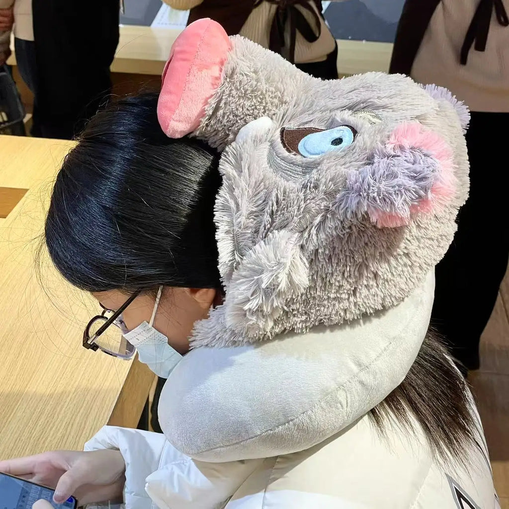 Cosplay Prop Wild Boar Head Plush Hat Demon Slayer Hashibira Inosuke Warm Headgear Japanese anime Stuffed Anime Plushies Gift