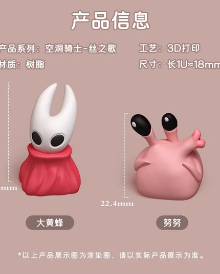 Hollow Knight Hornet Nunu 3D Keycap Personalized Cute Keycap Customization Mechanical Keyboard Resin Keycap Creative ESC