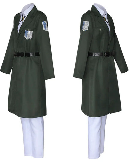Attack on Titan Eren Levi Cosplay Costume Women Men Shingeki No Kyojin Scouting Legion Soldier Jacket Coat Windbreaker Uniform
