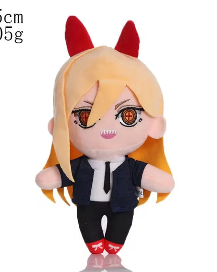 Chainsaw Man Plush Power Denji Pochita Plush Makima Quanxi Dolls Cosplay Anime Cartoon Soft Toys Birthday Gifts 20cm