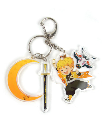 Demon Slayer Anime Character Tokitou Muichirou Uzui Tengen Tanjirou Acrylic Keychain Pendant Accessories