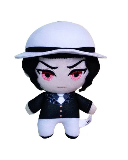 15cm Japan Anime Demon Slayer Akaza Rui Iguro Obanai Tanjirou Kamado Nezuko Agatsuma Zenitsu Plush Toys Doll Peluche Gift