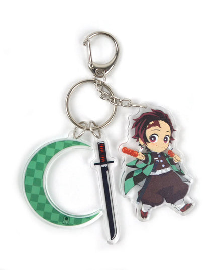 Demon Slayer Anime Character Tokitou Muichirou Uzui Tengen Tanjirou Acrylic Keychain Pendant Accessories