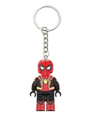 Marvel Spiderman Keychain Gwen Peripheral Movies Student Cartoon Animation Cute School Bag Pendant Children's Toy Ornament Gift