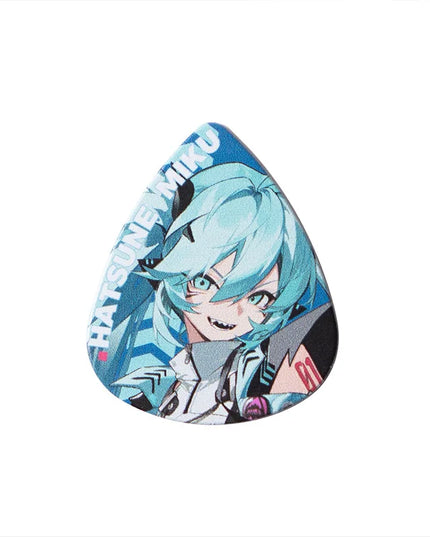 3PCS Hatsune Miku Multicolor Guitar Picks Acrylic Guitar Picks for Acoustic Electric Guitars Bass or Ukulele Guitar Accessories