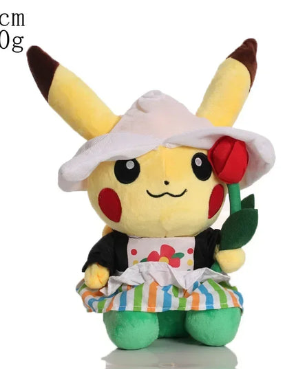Pokemon Pikachu Pichu Charmander Bulbasaur Squirtle Psyduck Eevee Plush Soft Stuffed Animals Peluche Plushie Toy Small Doll