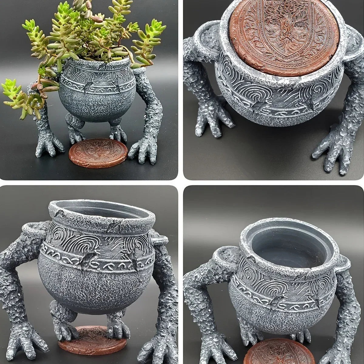 Flower Pot Poison King Ding Gardening Planting Patio Planter Decorative Eldon French Ring Perimeter Warrior Pot Alexander Jar