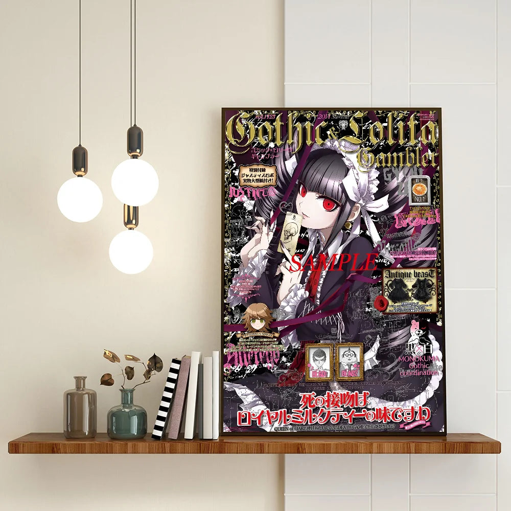 Classic Anime Danganronpa Classic Movie Posters HD Quality Poster Wall Art Painting Study Nordic Home Decor