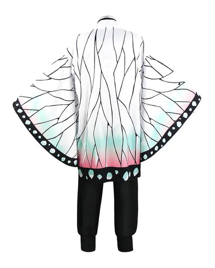 Kochou Shinobu Cosplay Kostuum Anime Shinobu Pruik Haori Uniform Vrouwen Kinderen Halloween Kleding