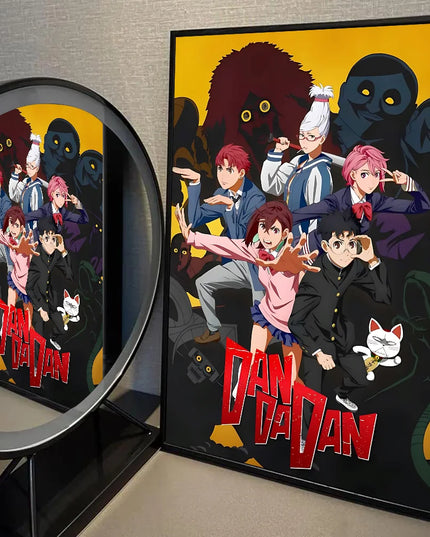 1PC Classic Anime Dandadan Poster Self-adhesive Art Waterproof Paper Sticker Coffee House Bar Room Wall Decor