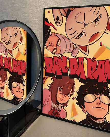 1PC Classic Anime Dandadan Poster Self-adhesive Art Waterproof Paper Sticker Coffee House Bar Room Wall Decor