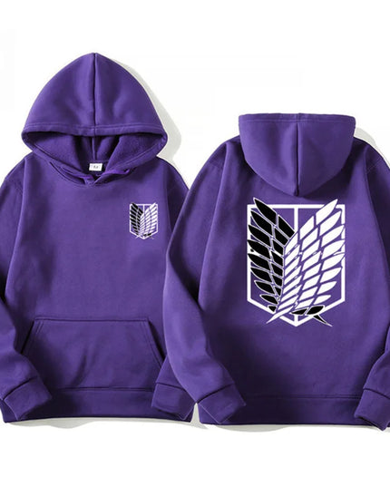 Attack on Titan Men's Hoodie Anime Hoodies Men and Women Streetwear Pullover Harajuku Shingeki No Kyojin Hoodies Sweatshirt